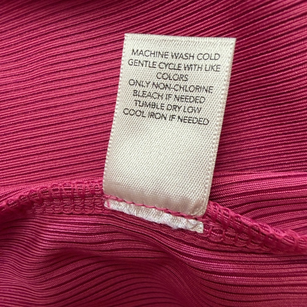 Kate & Mallory Ribbed Magenta Duster - Picture 11 of 12